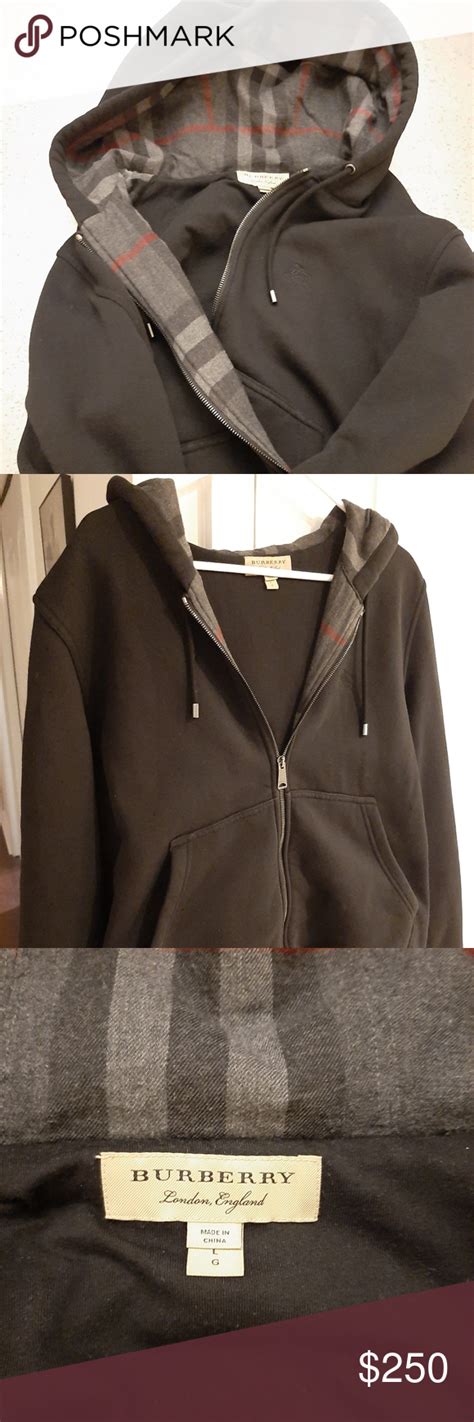 authentic burberry hoodie.